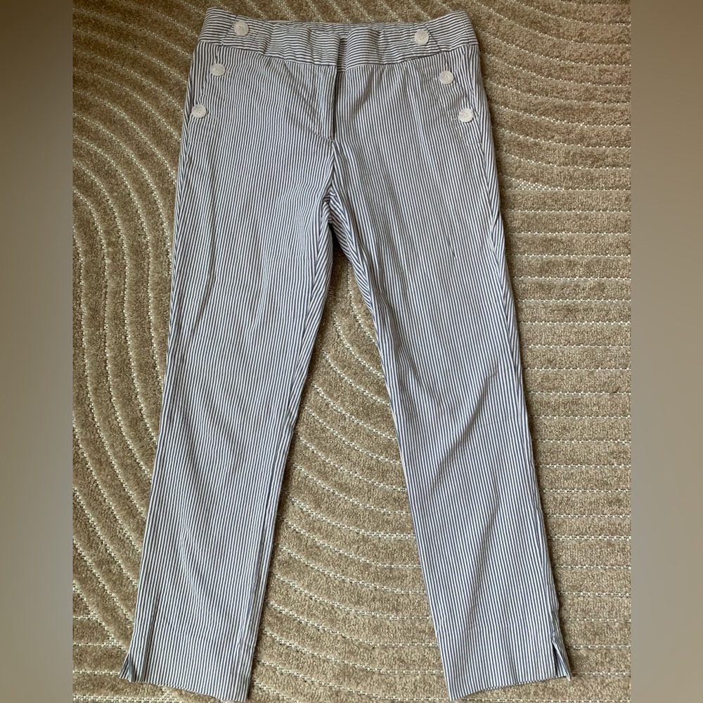 Seersucker pants size 6